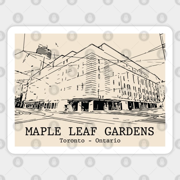 Maple Leaf Gardens - Toronto ON Magnet by Lakeric